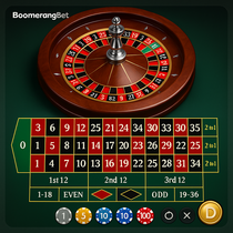 BoomerangBet - Roulette Table Game - Online Casino